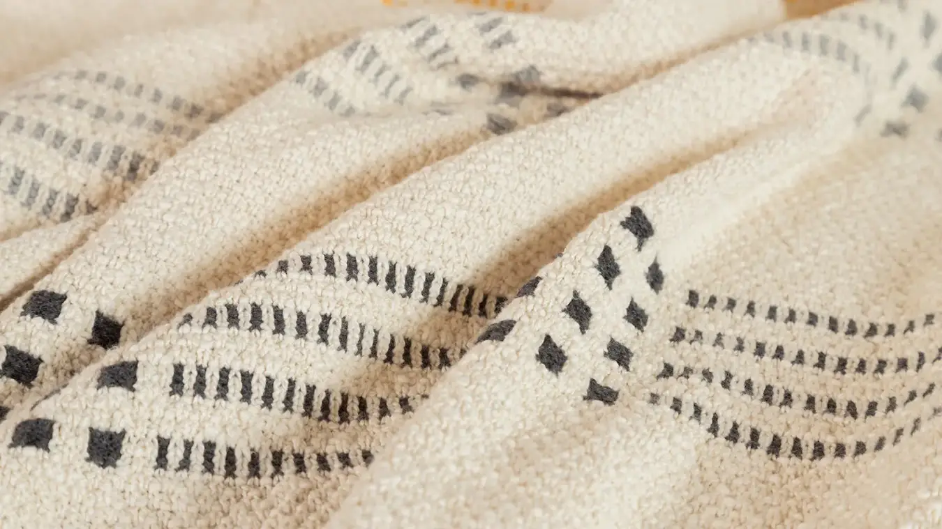 Плед Knit, цвет бежевый Askona фото - 3 - большое изображение
